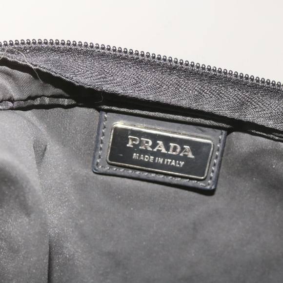 PRADA Shoulder Bag Nylon Black Auth am5780 - Picture 10 of 16